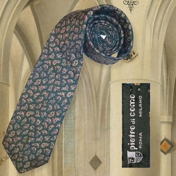 pietro di como Other - Pietro di Como Roma Milano polyester Tie